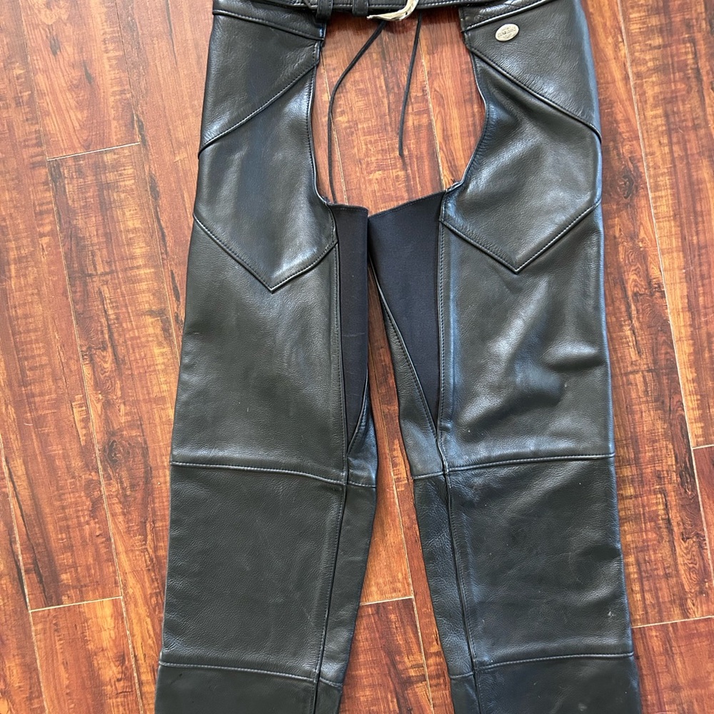 Harley-Davidson Black Leather Chaps
